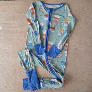 Little Sleepies Zippie PJs – I Love You A Latte